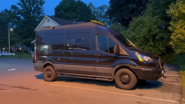 Installing the 12V OutEquipPro Air Conditioner in a Black Sprinter Van