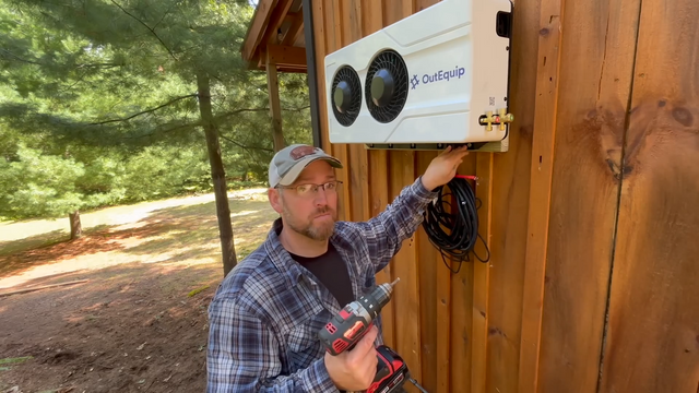 Off-Grid Cabin Build: First-Ever 12V Mini Split AC Installation & Solar Power Test