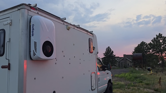 Full-Time Vanlife AC Breakthrough: A Real Wall-Mount OutEquipPro Install in 95°F Boulder Heat