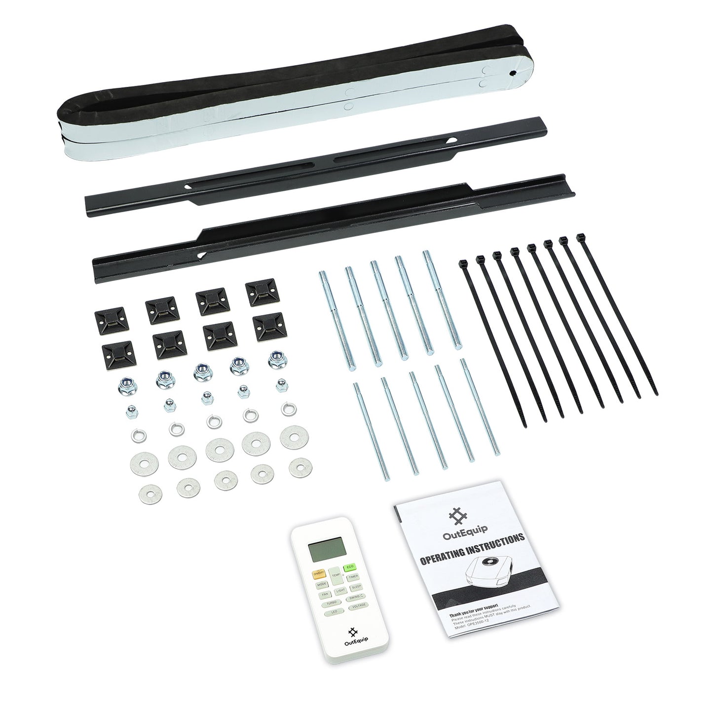 12V RV Air Conditioner with Heat Pump, 11500 BTU Rooftop Air Conditioner for RVs, Vans, Campers, Trailer