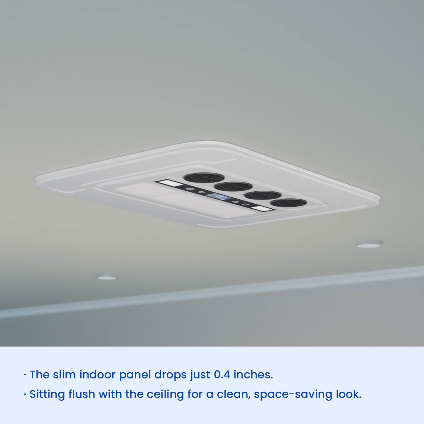 RV Air Conditioner, 12V 10000 BTU Rooftop Air Conditioner with Heater for RVs, Trucks, Vans, Campers, Tractor