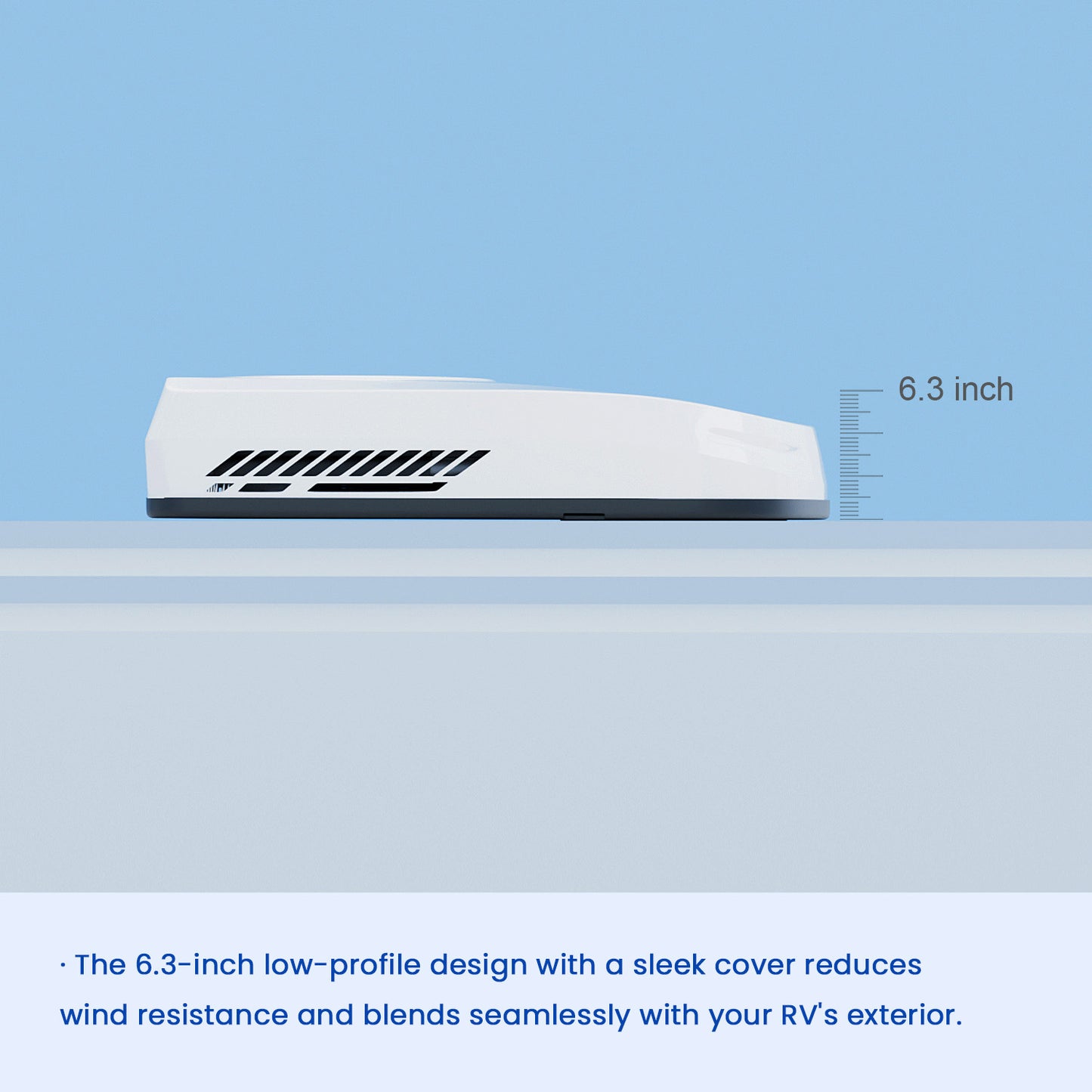 RV Air Conditioner, 12V 10000 BTU Rooftop Air Conditioner with Heater for RVs, Trucks, Vans, Campers, Tractor