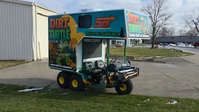Dirt Turtle Mini Camper Gets a 12V Roof AC for Summer-Ready Off-Grid Camping