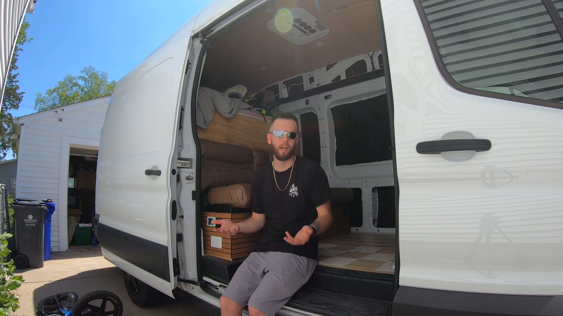 Ford Transit DIY Builder Solves Hot-Van Cooling With a 12V Rooftop AC Install