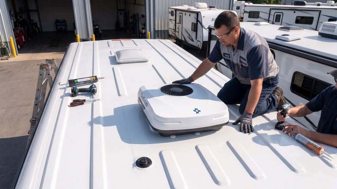 12V RV Air Conditioner Leaking Water? Causes, the Drain Path, and the Two Golden Rules of Waterproofing