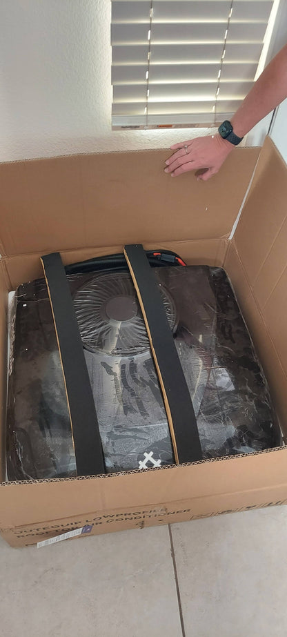 [Open Box -Grade B]12V 10,000 BTU Black RV Rooftop AC with Heater