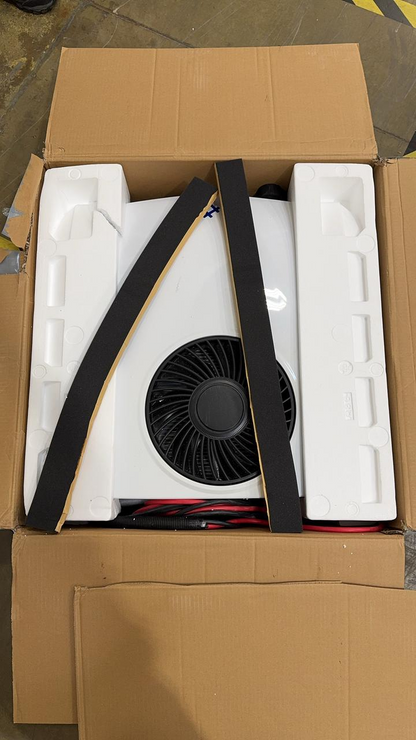 [Open Box -Grade C]12V 10,000 BTU White RV Rooftop AC with Heater