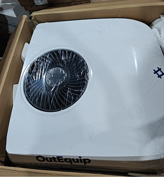 [Open Box -Grade B]12V 10,000 BTU White RV Rooftop AC with Heater