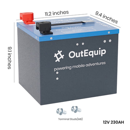 Multi-Purpose Smart LiFePO4 Battery | Engineered for RV & Off-Grid Living w/ App Control