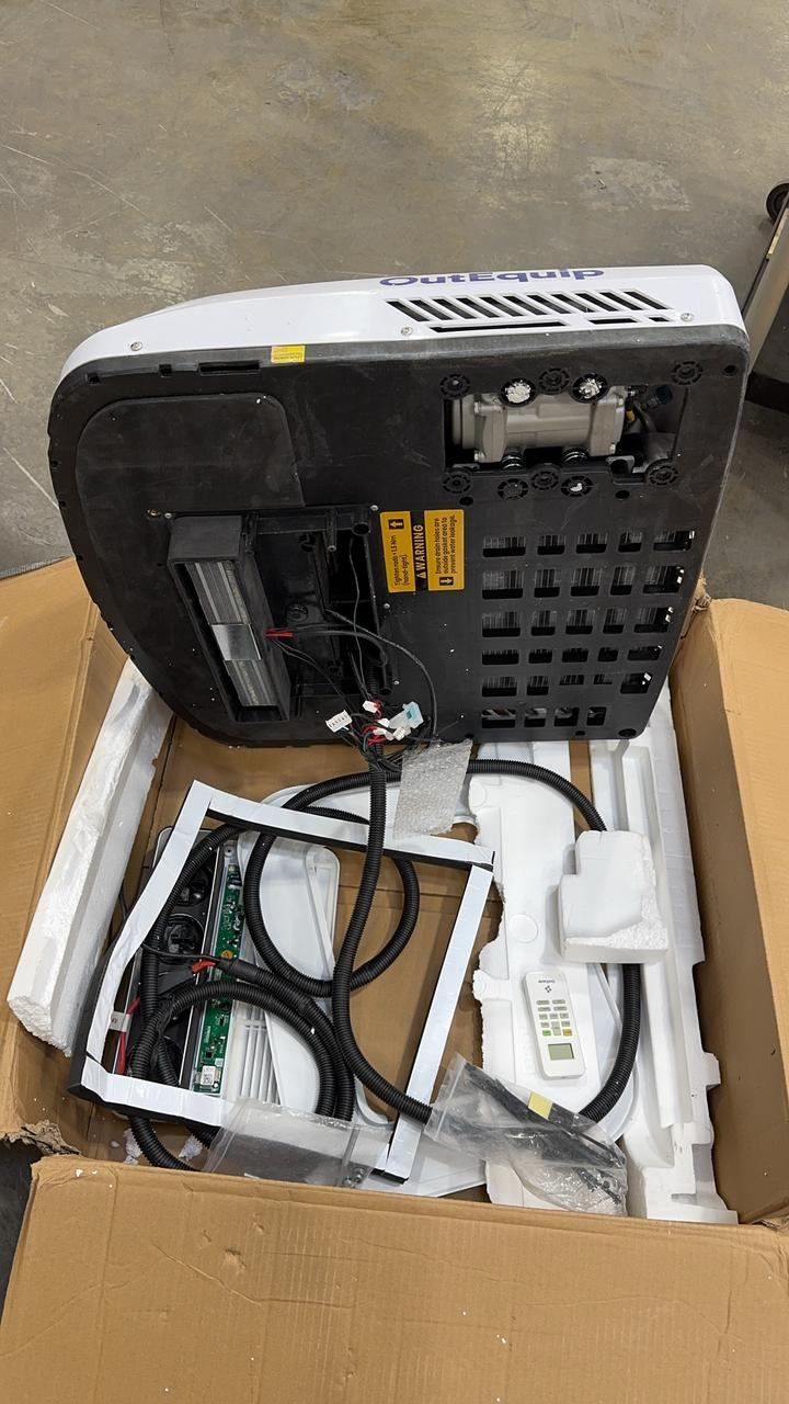 [Open Box -Grade C]24V 11,000 BTU White RV Rooftop AC with Heater