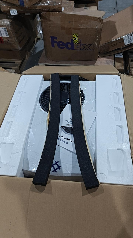 [Open Box -Grade A]24V 11,000 BTU White RV Rooftop AC with Heater