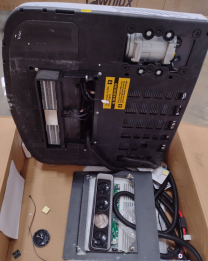 [Open Box -Grade B]12V 10,000 BTU White RV Rooftop AC with Heater