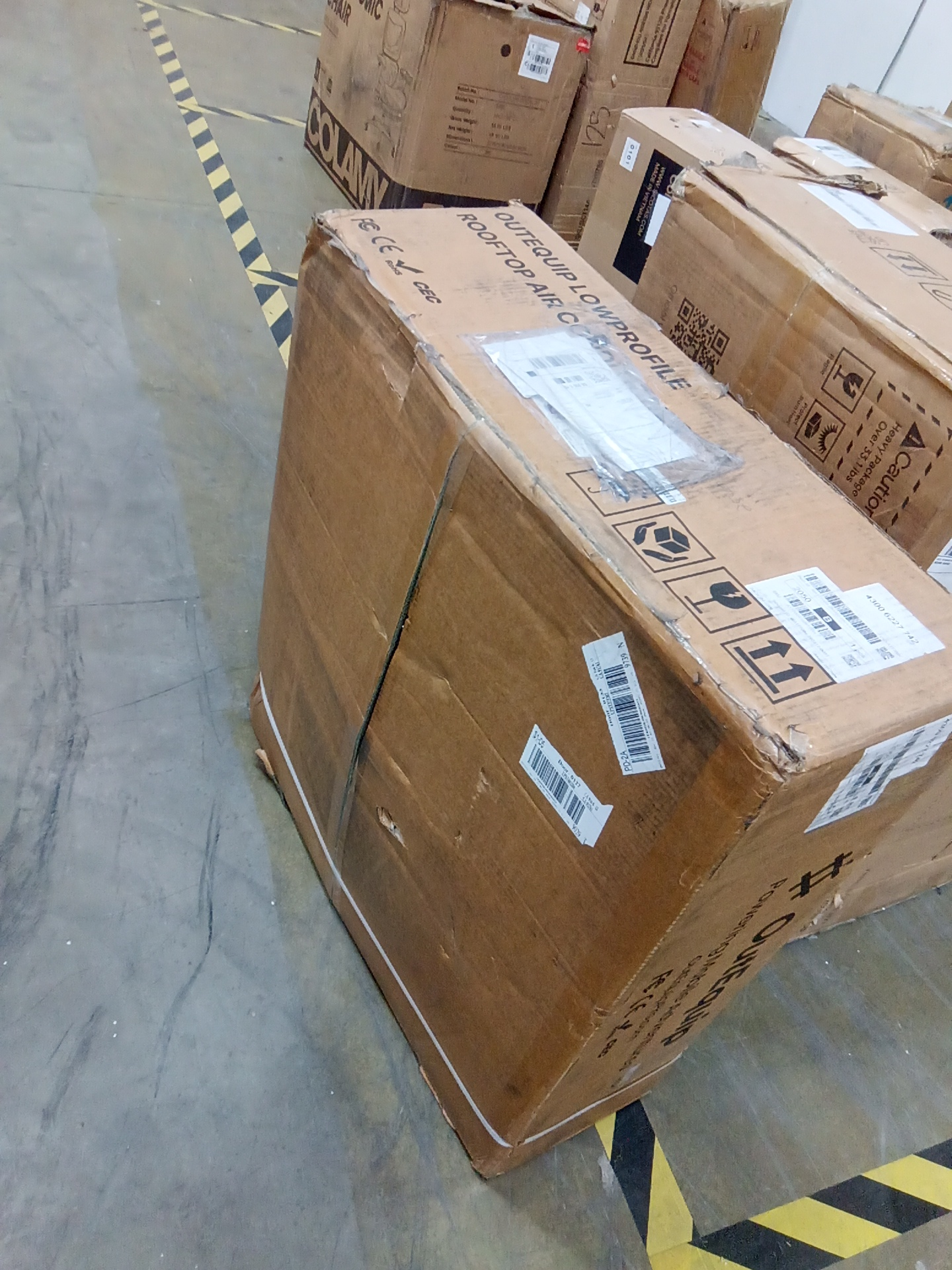 [Open Box -Grade A]12V 10,000 BTU White RV Rooftop AC with Heater