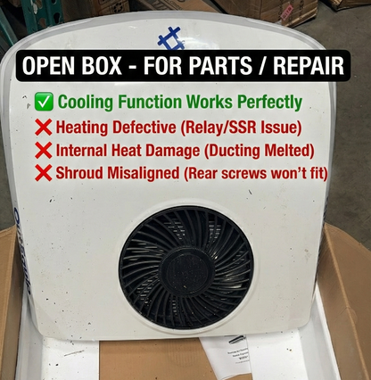 [Open Box -Grade D]48V 11000 BTU White RV Rooftop AC without Heater