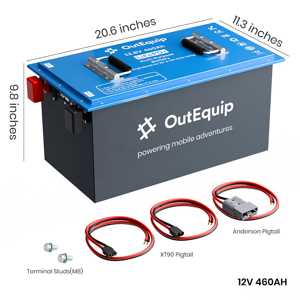 Multi-Purpose Smart LiFePO4 Battery | Engineered for RV & Off-Grid Living w/ App Control