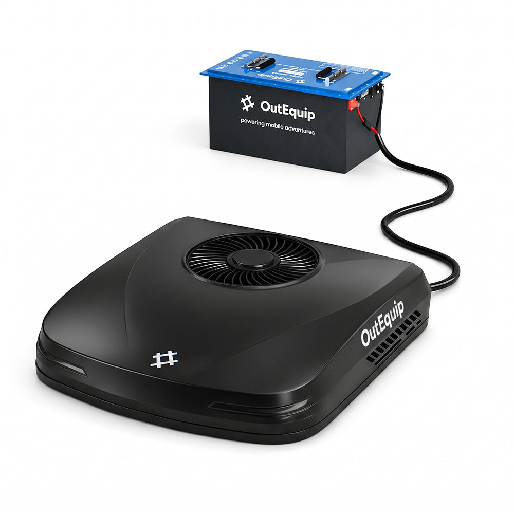 12V Off-Grid Climate Ecosystem: Summit 2 A/C + Smart Power Hub