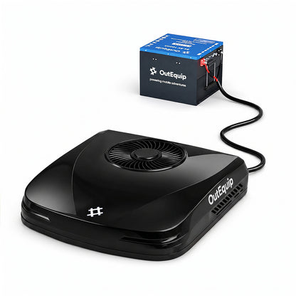 12V Off-Grid Climate Ecosystem: Summit 2 A/C + Smart Power Hub