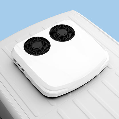 12V Air Conditioner, 13500 BTU Rooftop AC for Semi Truck Bus RV Van Camper, Low Profile RV AC Unit, 12 Volt DC Powered