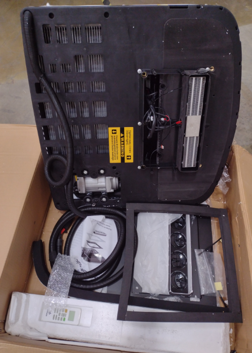 [Open Box -Grade B]12V 10,000 BTU White RV Rooftop AC with Heater