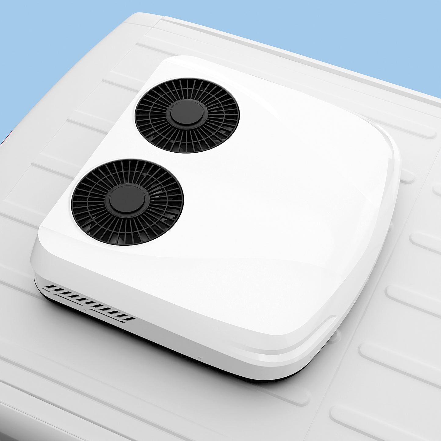 12V Air Conditioner, 13500 BTU Rooftop AC for Semi Truck Bus RV Van Camper, Low Profile RV AC Unit, 12 Volt DC Powered