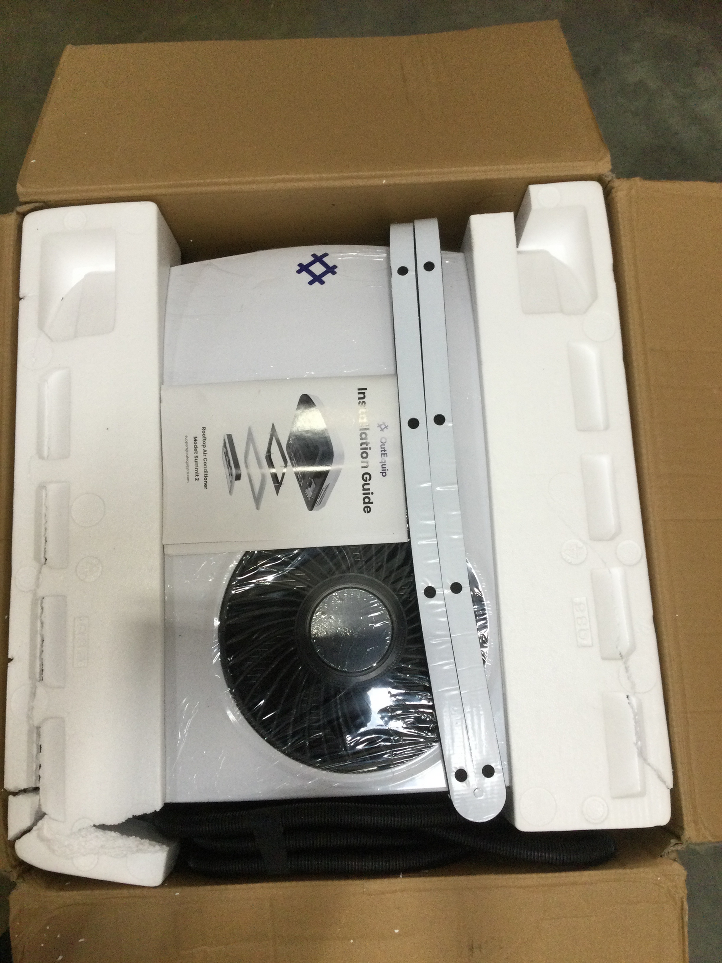 [Open Box -Grade A]12V 10,000 BTU White RV Rooftop AC with Heater