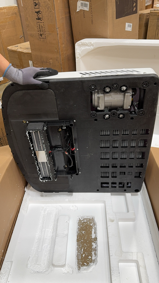 [Open Box -Grade C]24V 11,000 BTU White RV Rooftop AC with Heater