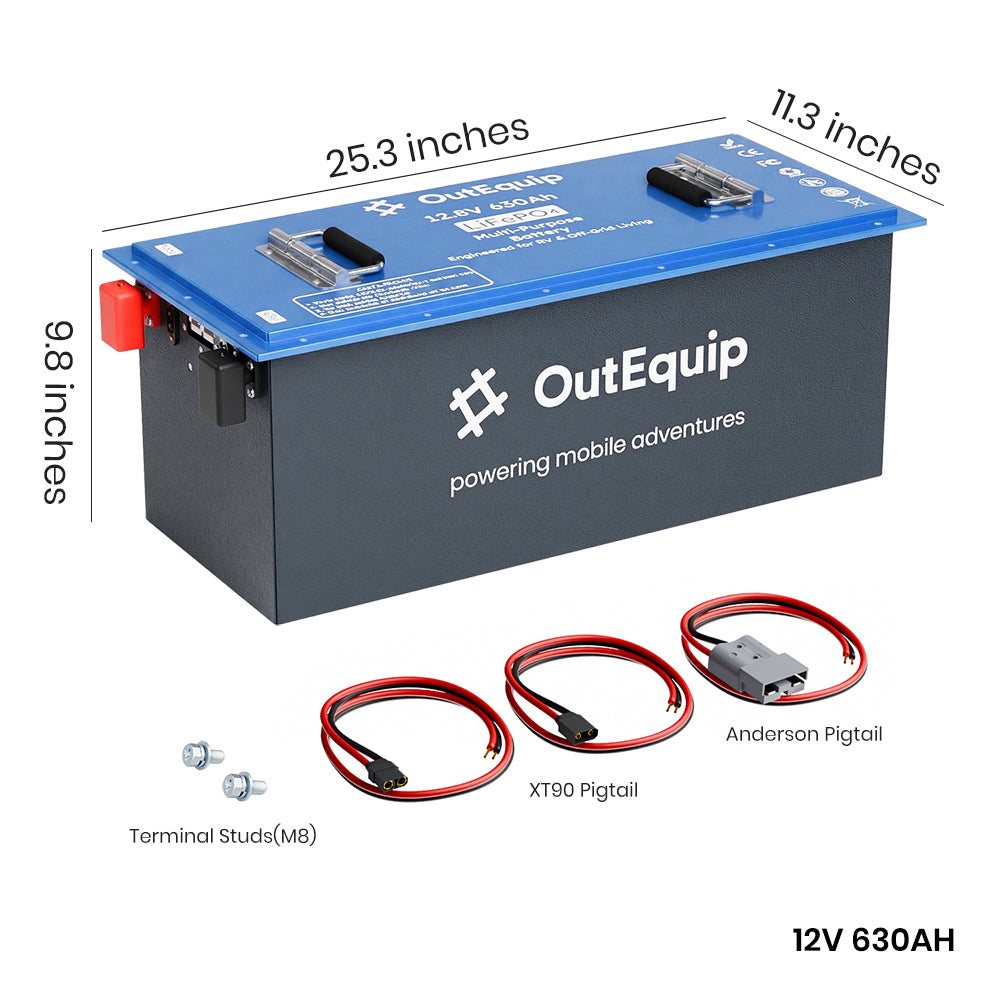 Multi-Purpose Smart LiFePO4 Battery | Engineered for RV & Off-Grid Living w/ App Control