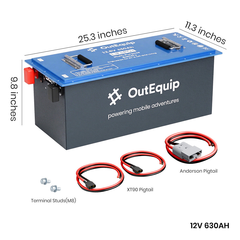 Multi-Purpose Smart LiFePO4 Battery | Engineered for RV & Off-Grid Living w/ App Control