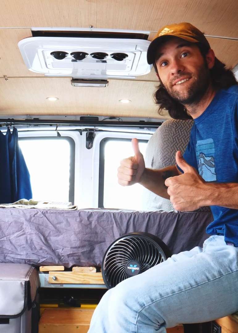 12V DC Rooftop AC,Off-Grid Van Cooling,DIY RV Air Conditioner Install,High-Efficiency Camper HVAC,12V Van Conversion Power Systems