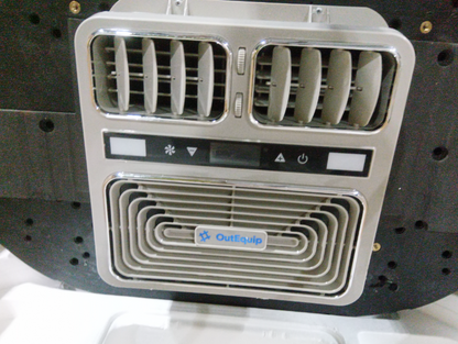 [Open Box -Grade A]110V 15,000 BTU Black RV Rooftop AC with Heat Pump