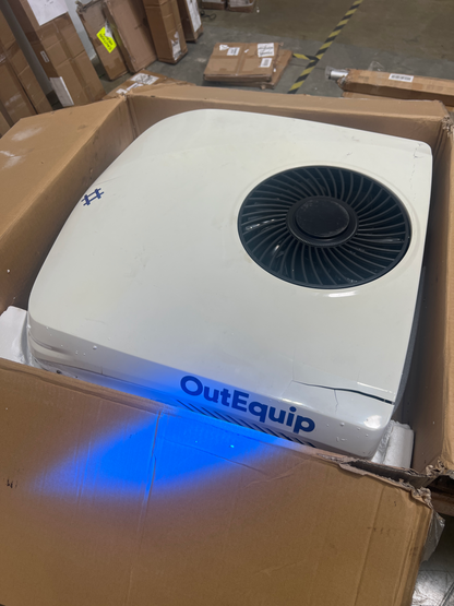 [Open Box -Grade B]12V 10,000 BTU White RV Rooftop AC with Heater