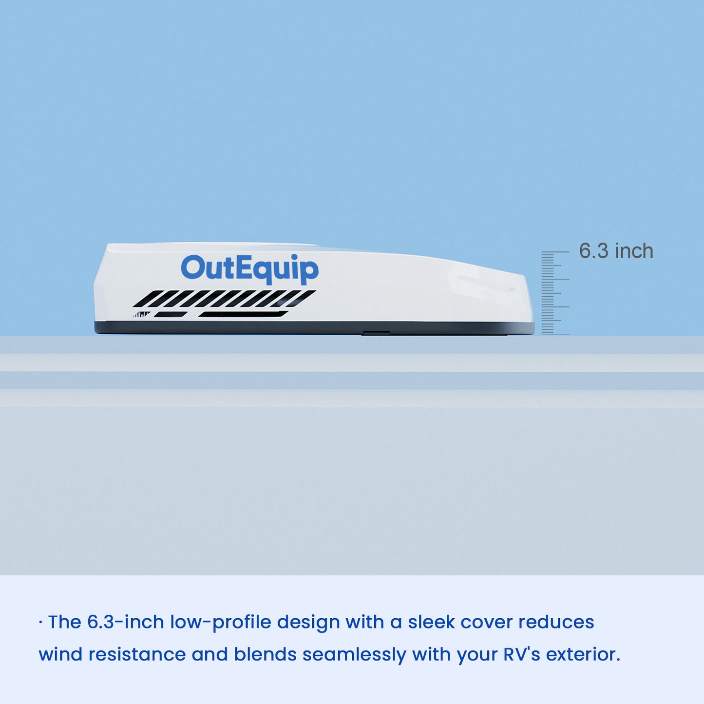12V 10000 BTU Rooftop RV Air Conditioner, Top Mounted Heating and Cooling Air Conditioner Set for RVs, Trucks, Vans, Campers