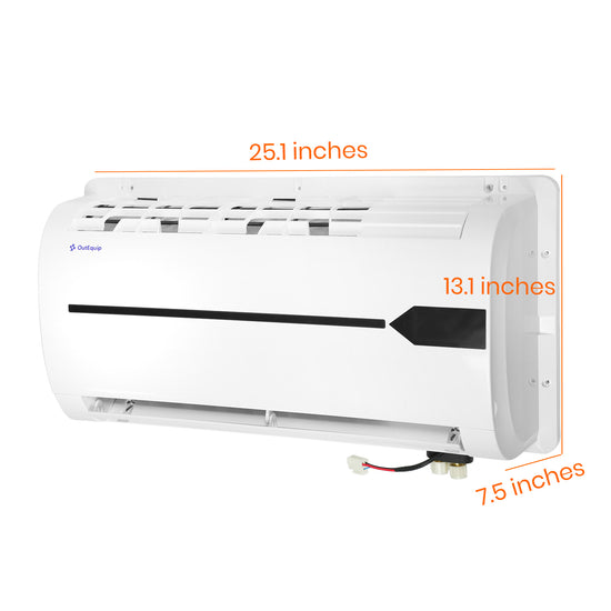 12V Mini Split Air Conditioner Unit for RV, Camper, Semi Truck - 12500 ...