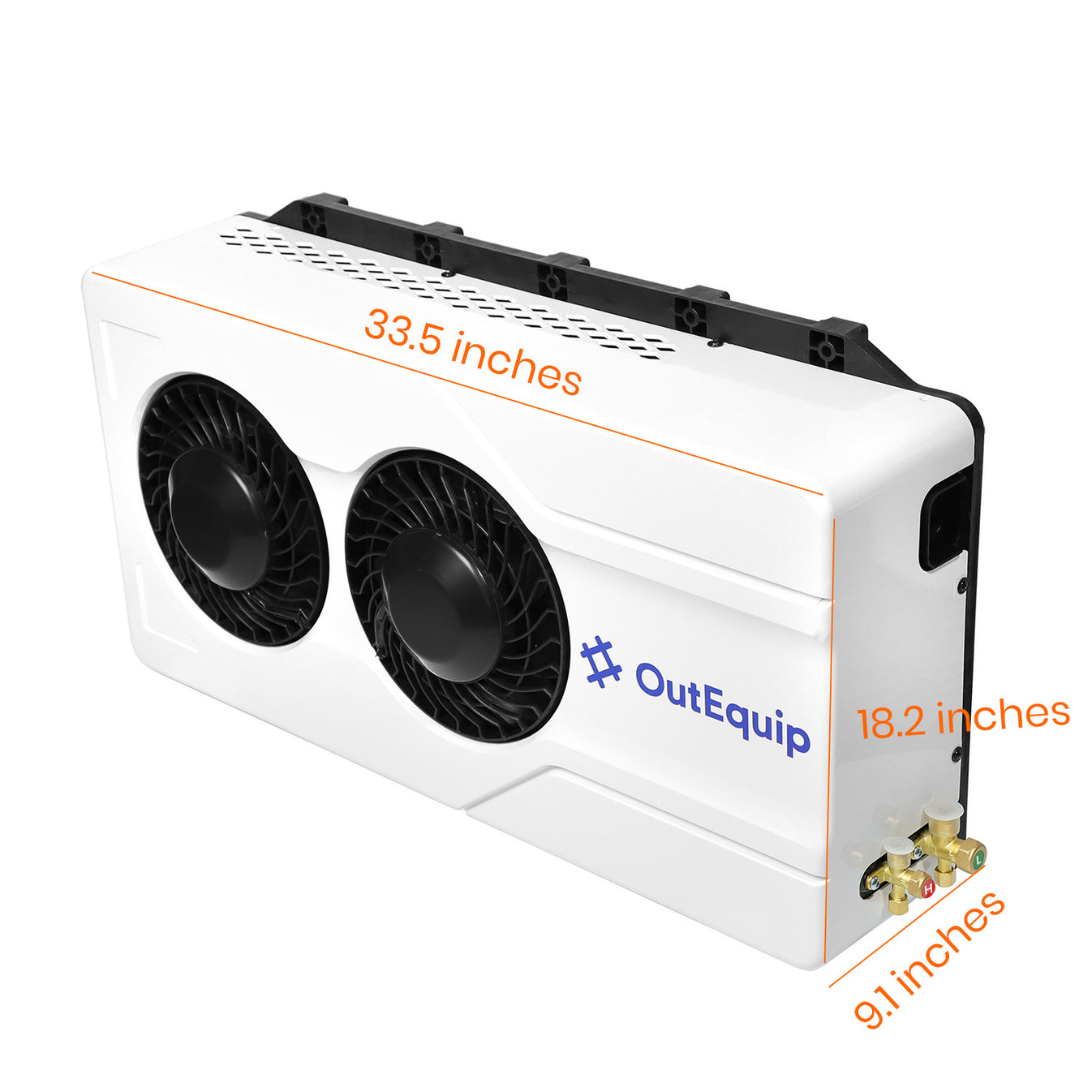 12V Mini Split Air Conditioner Unit for RV, Camper, Semi Truck - 12500 ...
