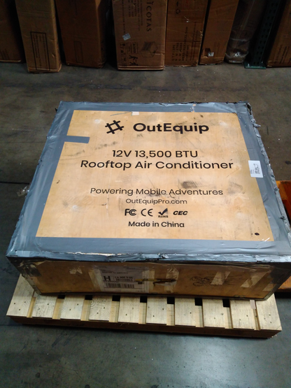 [Open Box -Grade A]12V 13,500 BTU White RV Rooftop AC
