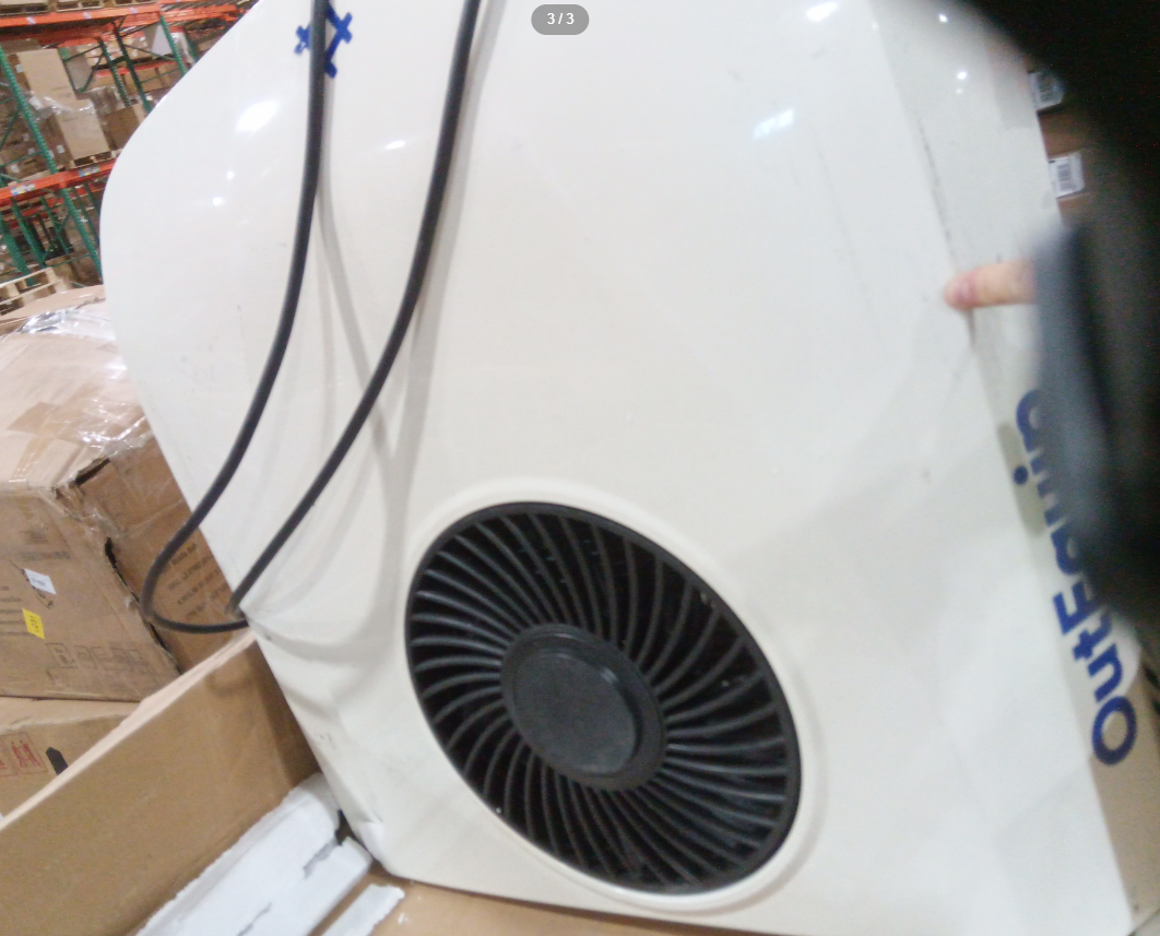 [Open Box -Grade C]12V 10,000 BTU White RV Rooftop AC with Heater