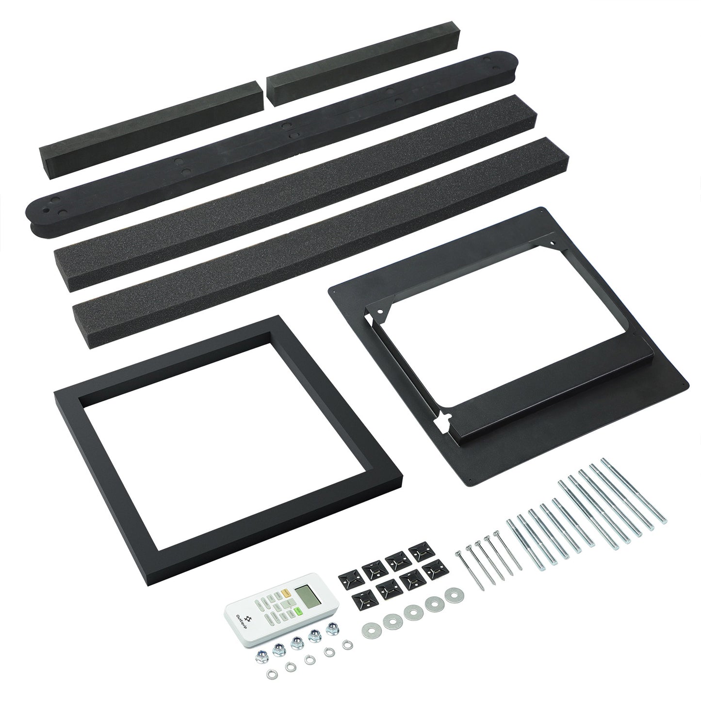 RV Air Conditioner, 12V 10000 BTU Top Mounted Heating and Cooling Parking Air Conditioner Set for RVs, Trucks, Vans, Campers