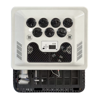 8,000 BTU Rooftop Air Conditioner, 12V DC Cooling & Heating Unit for RVs, Vans, Campers, Tractors, Trucks