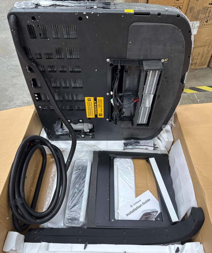 [Open Box -Grade B]12V 10,000 BTU Black RV Rooftop AC with Heater