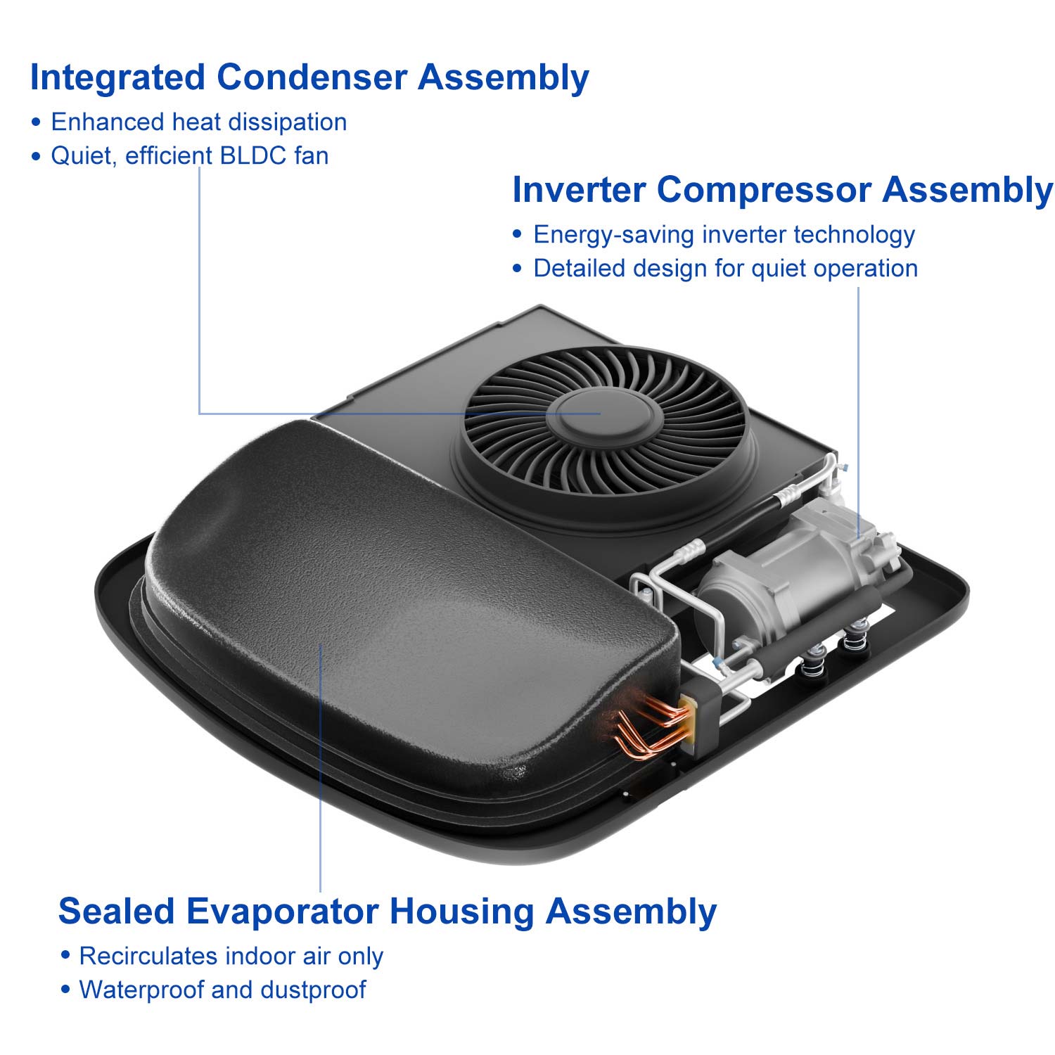 rooftop rv air conditioner components