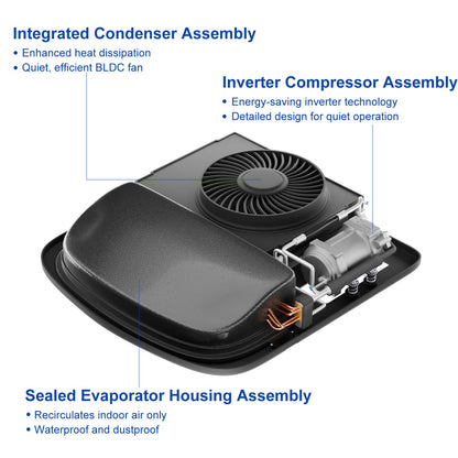 rooftop rv air conditioner components