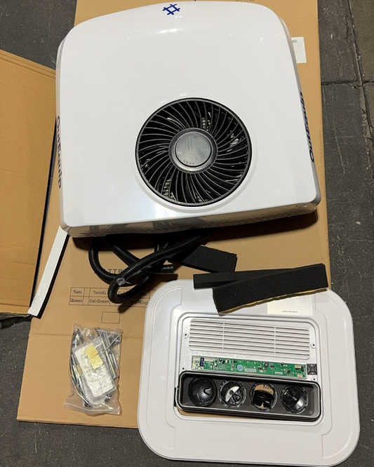 [Open Box -Grade C]12V 10,000 BTU White RV Rooftop AC with Heater