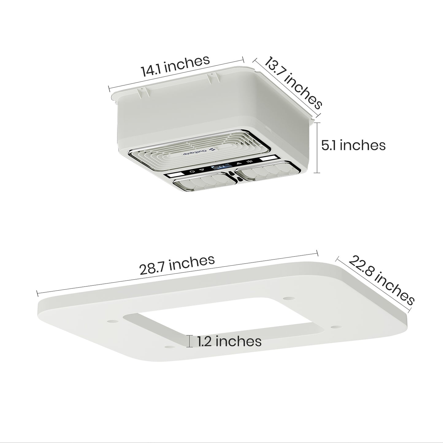 110V RV Air Conditioner with Heat Pump, 15000 BTU Rooftop Air Conditioner for RVs, Vans, Campers, Trailer (Spring 2025 Launch)