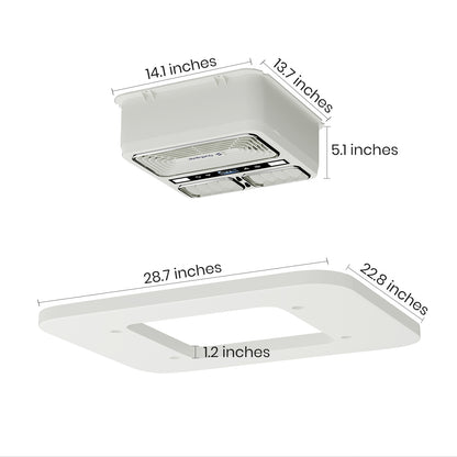 110V RV Air Conditioner with Heat Pump, 15000 BTU Rooftop Air Conditioner for RVs, Vans, Campers, Trailer (Spring 2025 Launch)