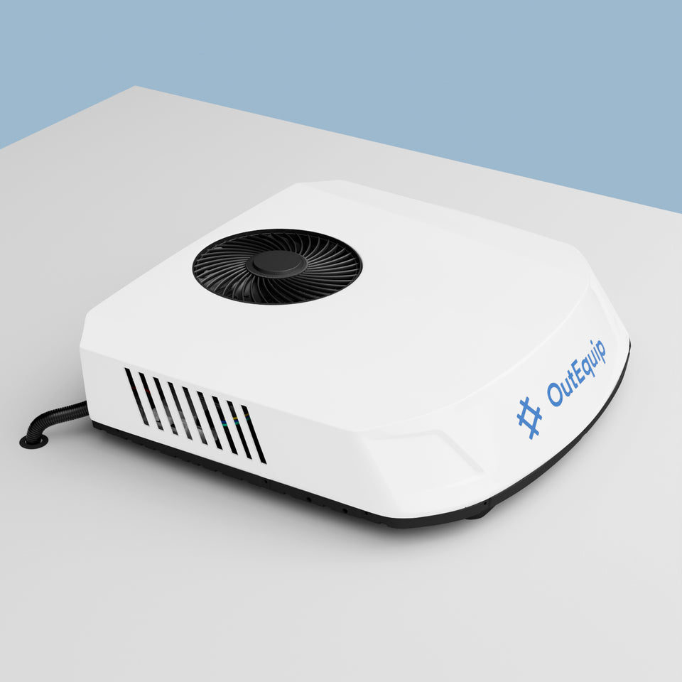 12V RV Air Conditioner with Heat Pump, 11500 BTU Rooftop Air Conditioner for RVs, Vans, Campers, Trailer