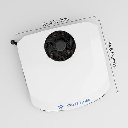 110V RV Air Conditioner with Heat Pump, 15000 BTU Rooftop Air Conditioner for RVs, Vans, Campers, Trailer (Spring 2025 Launch)