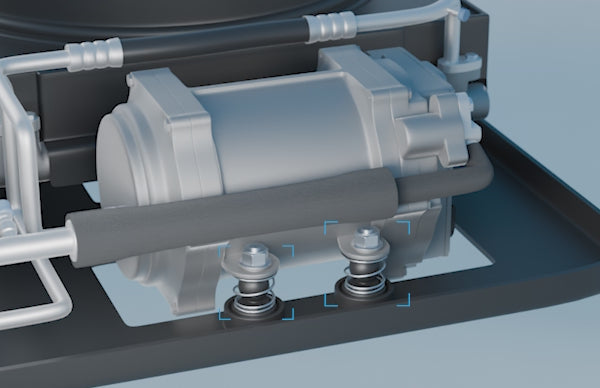 reduce noise compressor design