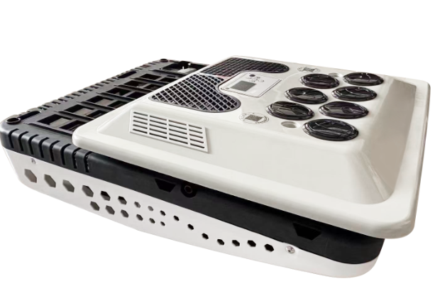 8,000 BTU Rooftop Air Conditioner, 12V DC Cooling & Heating Unit for RVs, Vans, Campers, Tractors, Trucks
