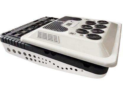 8,000 BTU Rooftop Air Conditioner, 12V DC Cooling & Heating Unit for RVs, Vans, Campers, Tractors, Trucks